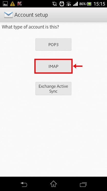 select imap