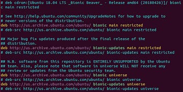 حل مشکل repository (مخازن ) در اوبونتو